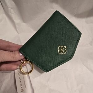 Kendra Scott Forest Green Key & Card Holder